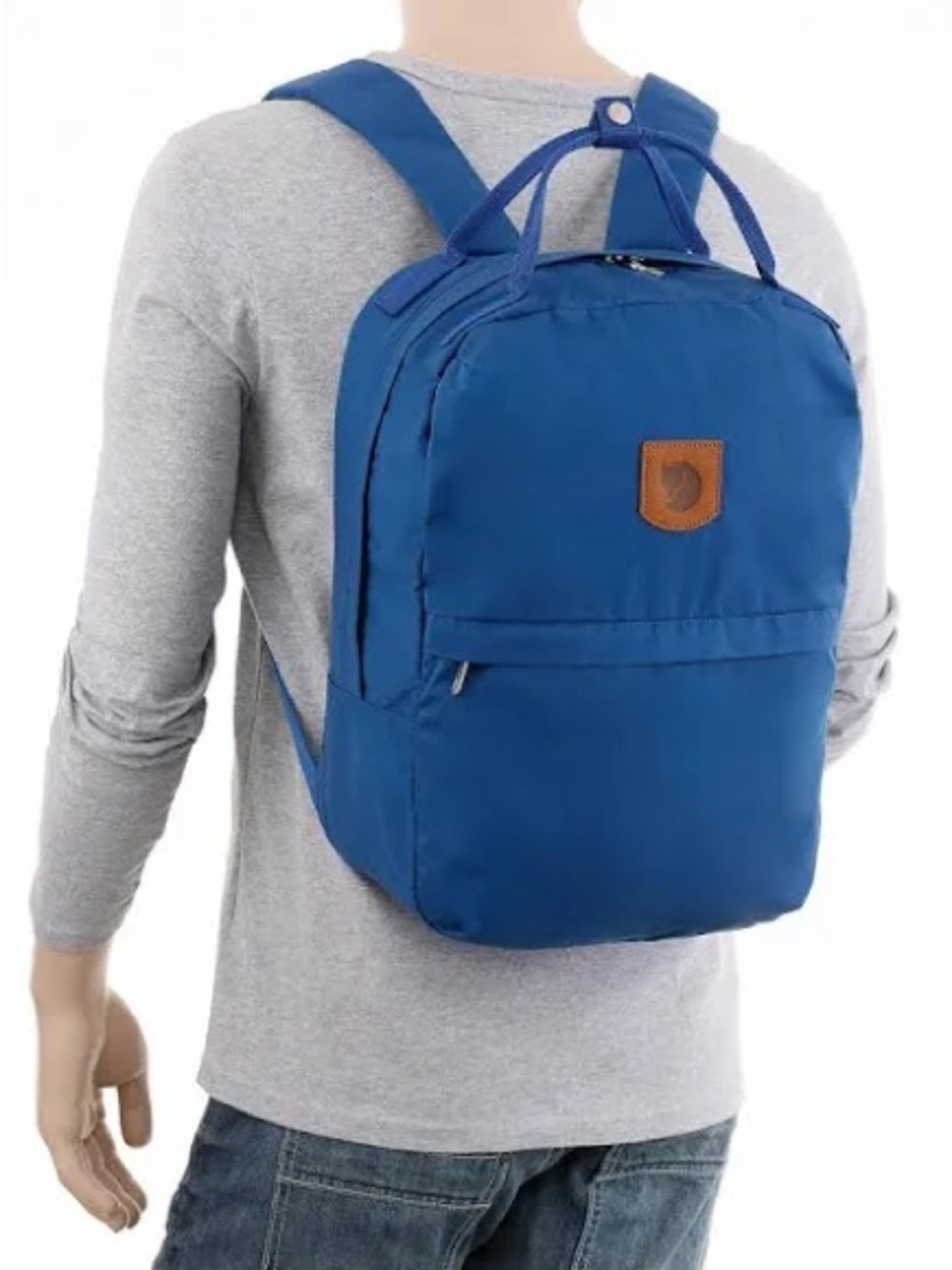 Fjällräven Greenland Zip Backpack Navy Blue Lightweight Everyday Backpack